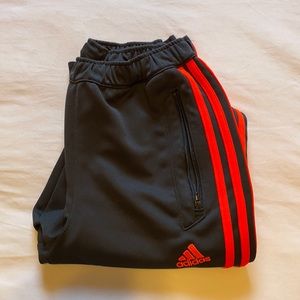 Adidas Track Pants/Joggers - Red and Navy Blue